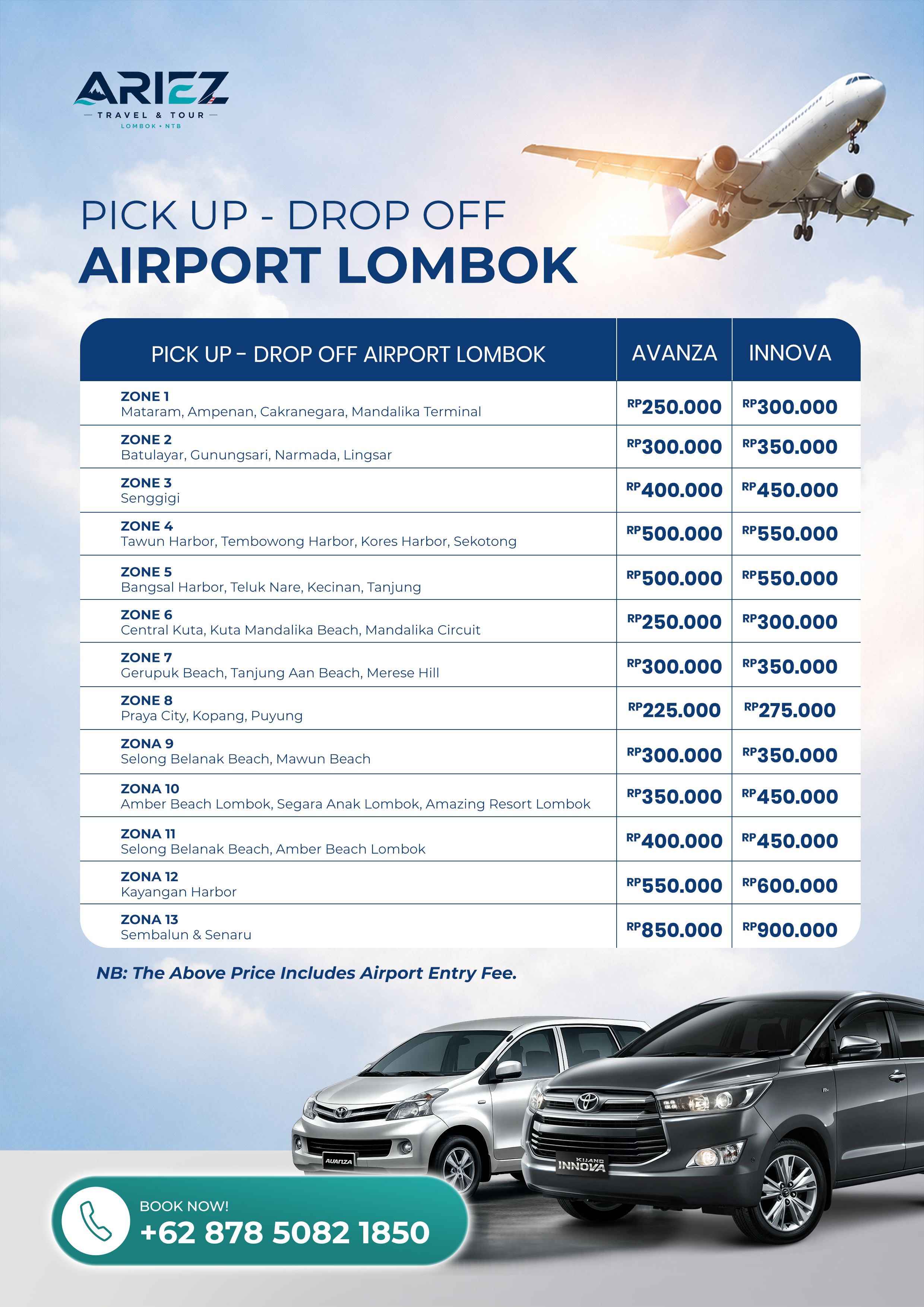 AIRPORT DROP OFF AND PICK UP