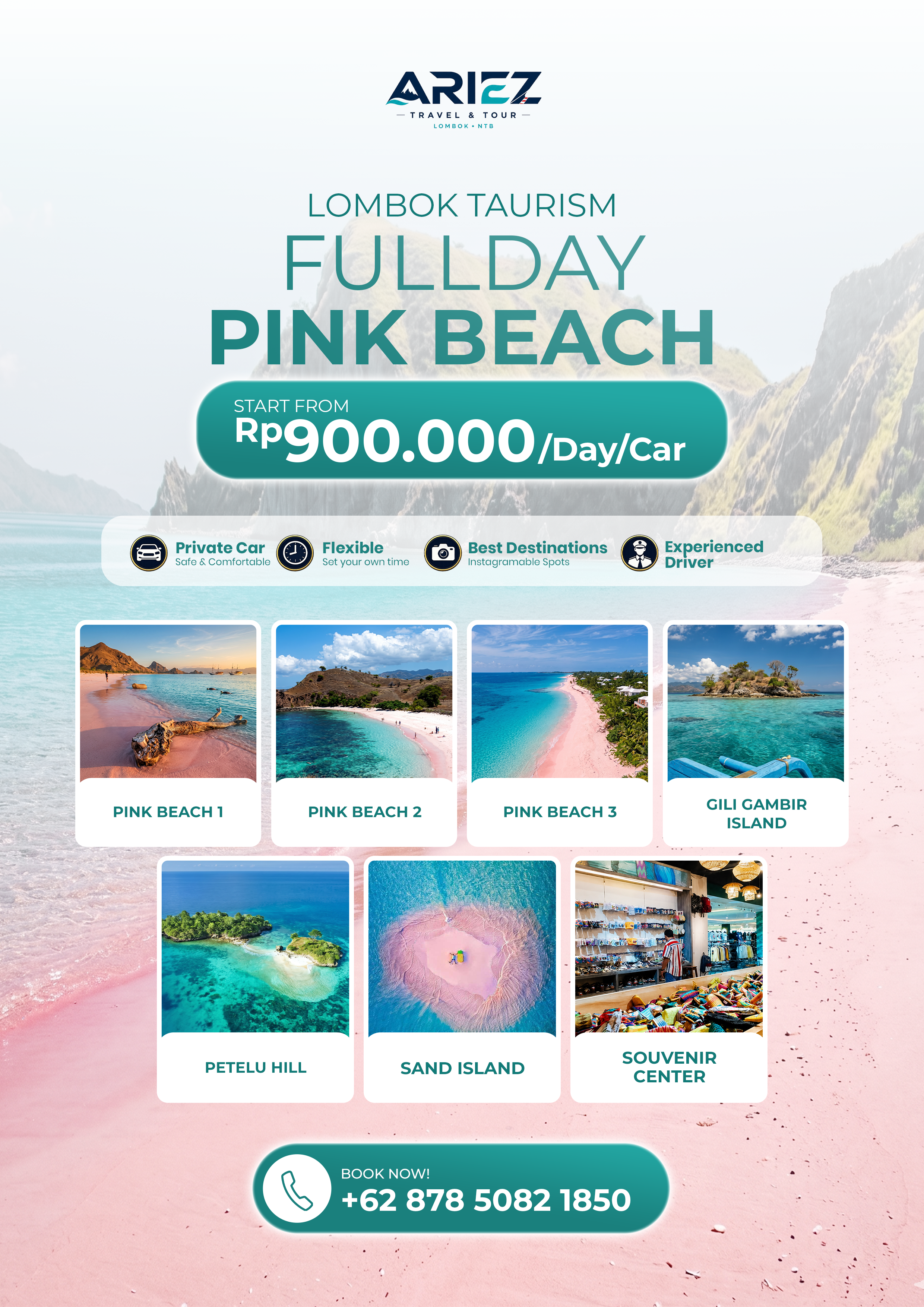 FULL DAY PINK BEACH